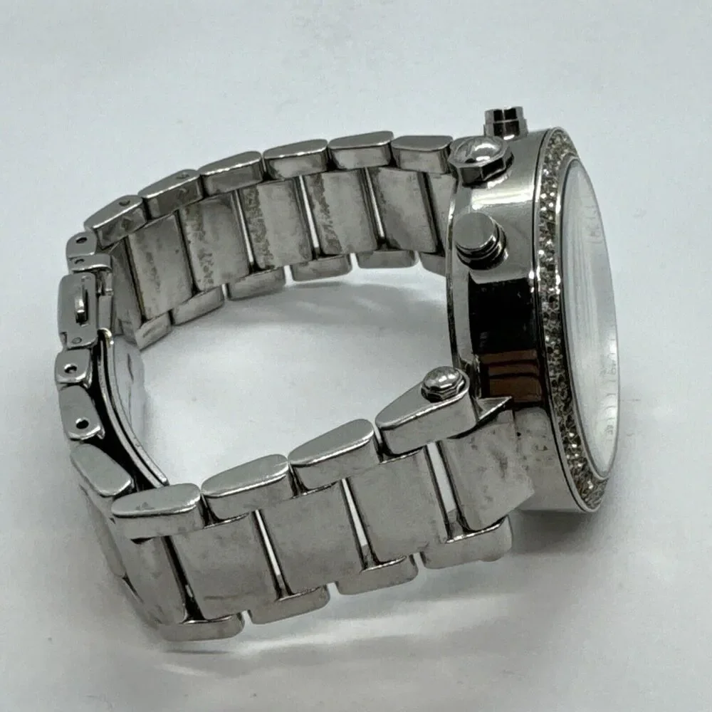 Michael Kors MK5353 Womens Silver Stainless Steel Analog Dial Wrist Watch JNA596